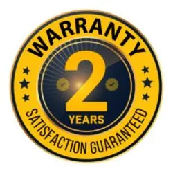 two years warranty
